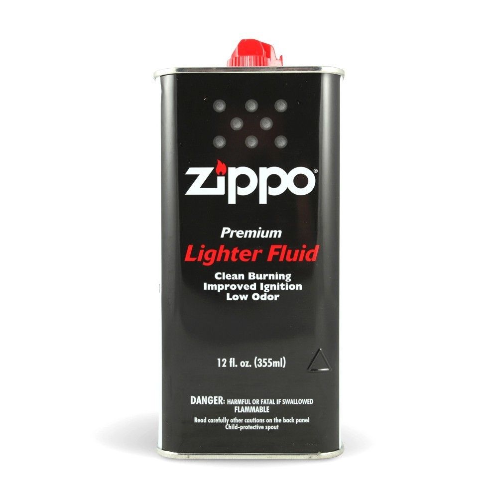 12 oz ZIPPO LIGHTER FLUID CAN FUEL FLUID FOR ALL ZIPPO POCKET LIGHTERS