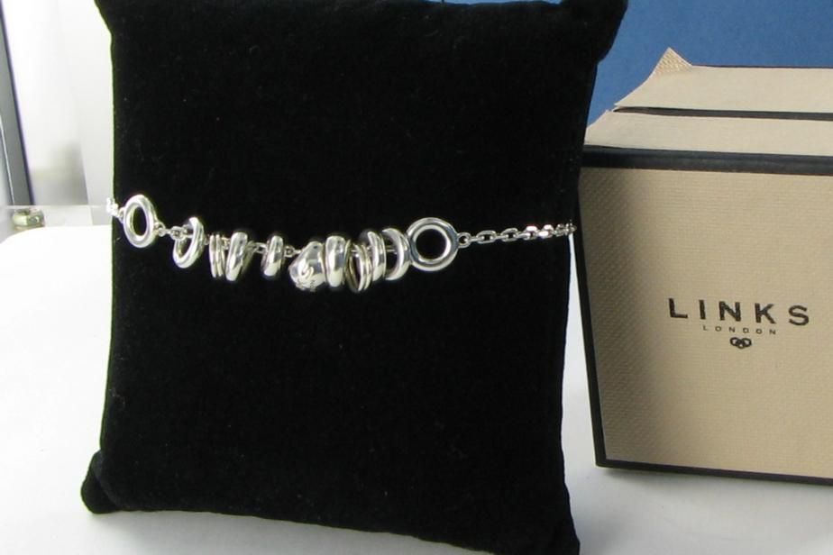 Links of London Sweetie Drops Bracelet Sterling Silver 6 7