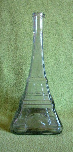 Old Liquor Bottle Eiffel Tower