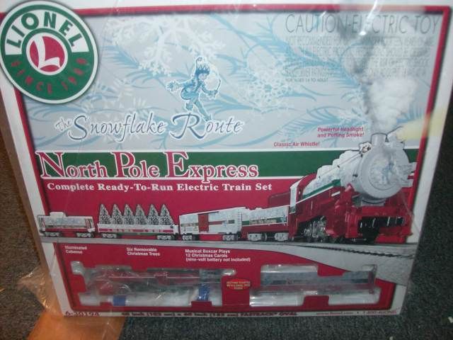 LIONEL TRAINS 30194 THE SNOWFLAKE ROUTE NORTH POLE EXPRESS R2R TRAIN