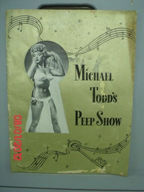  Todds Peep Show Souvenir Program Lilly Christine Winter Gardens NY