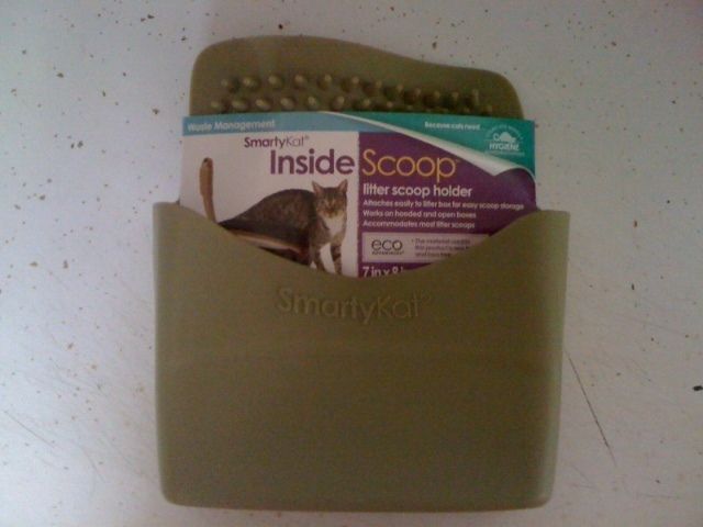 New Smartykat Inside Scoop Litter Scoop Holder Color Green