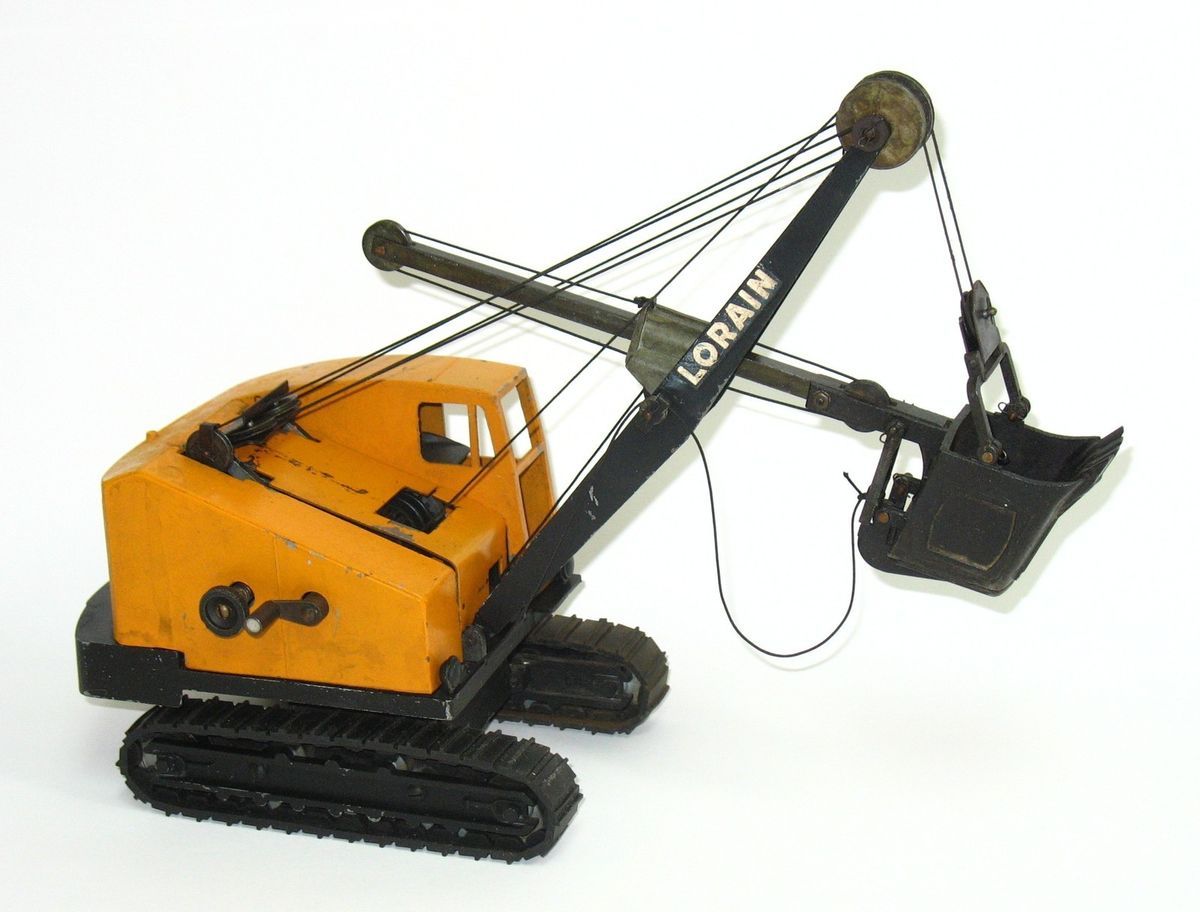 Reuhl 1 24 Diecast Thew Lorain Shovel Crane 1950s EXC Original