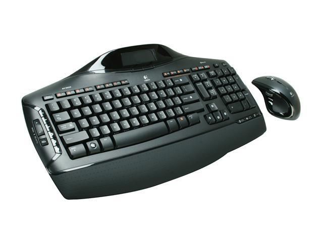 Logitech MX 5500 Revolution Black Bluetooth Cordless Desktop Standard