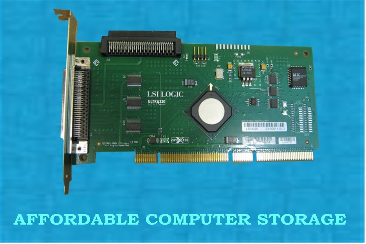 HP LSI Logic Ultra320 SCSI LVD Controller card HBA PCI X LSI20320A R