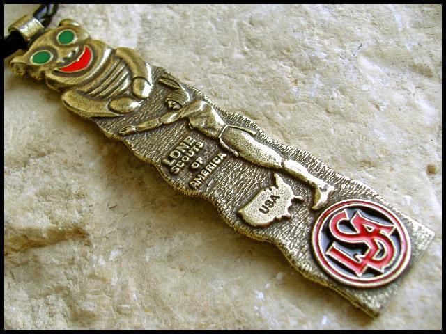 LSA Lone Scouts of America Eagle Boy Pendant Totem Pole Lodge W29