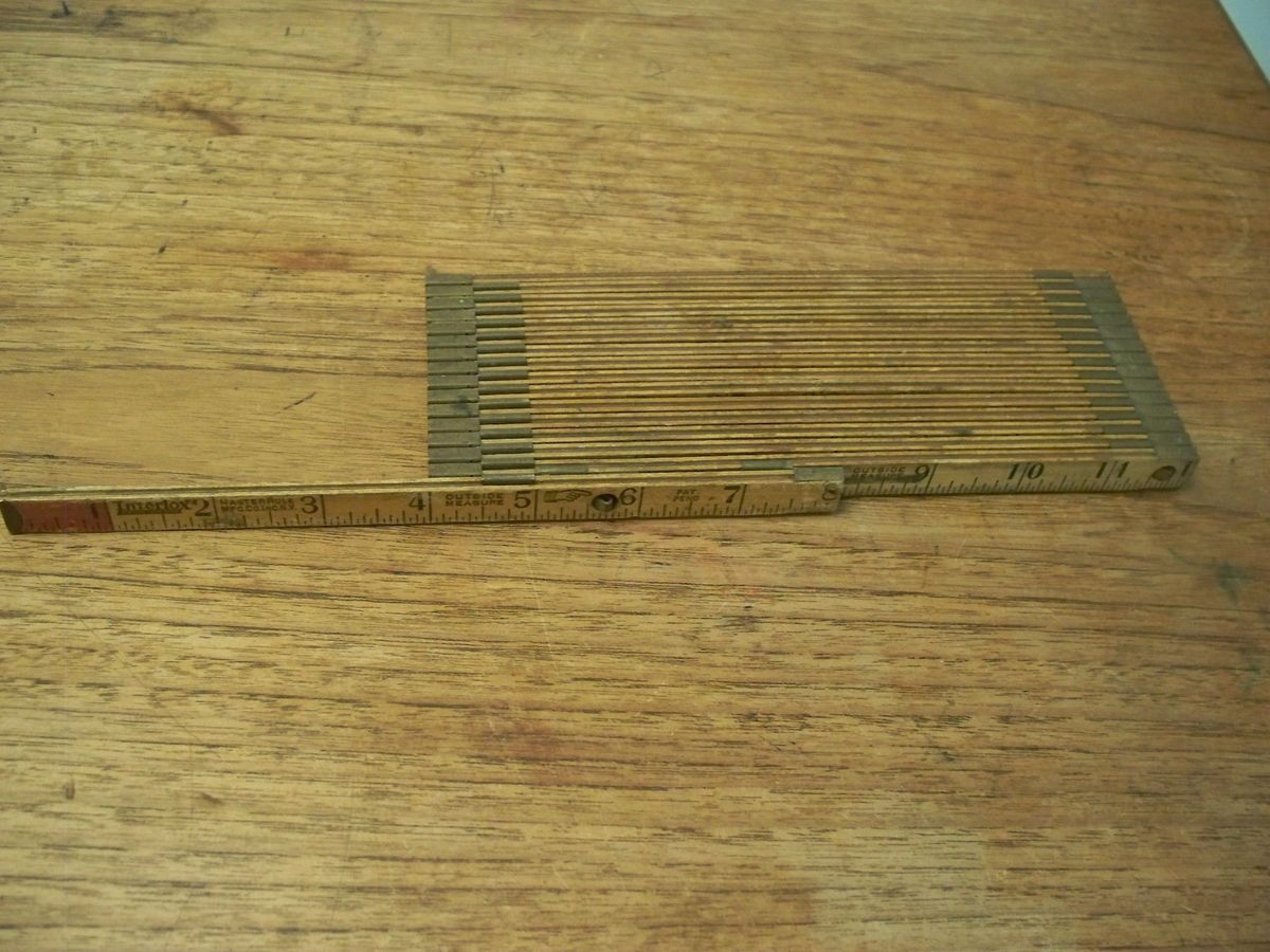 Vintage Extendable Interlox 108 Master Slide Rule Ruler Tool