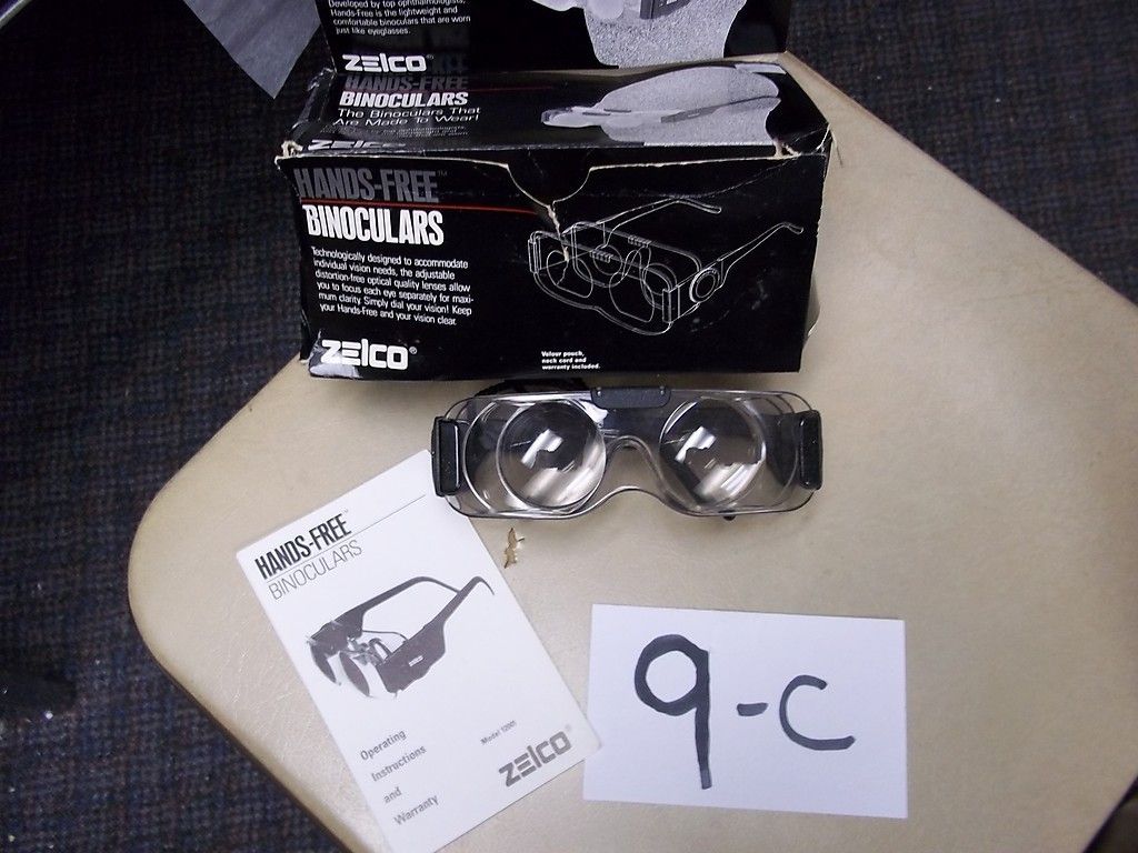  HANDS FREE BINOCULARS ADJUSTABLE VISION MAGNIFYING EYEGLASSES 12001