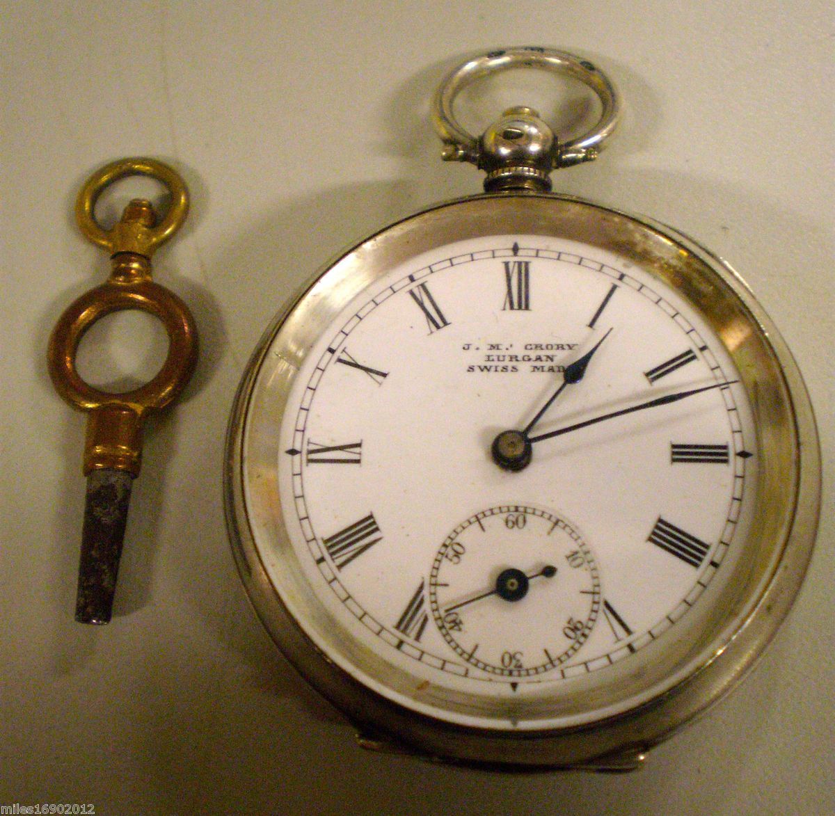 Cory Lurgan Irish Ladies Sliver Victorian Pocket Watch