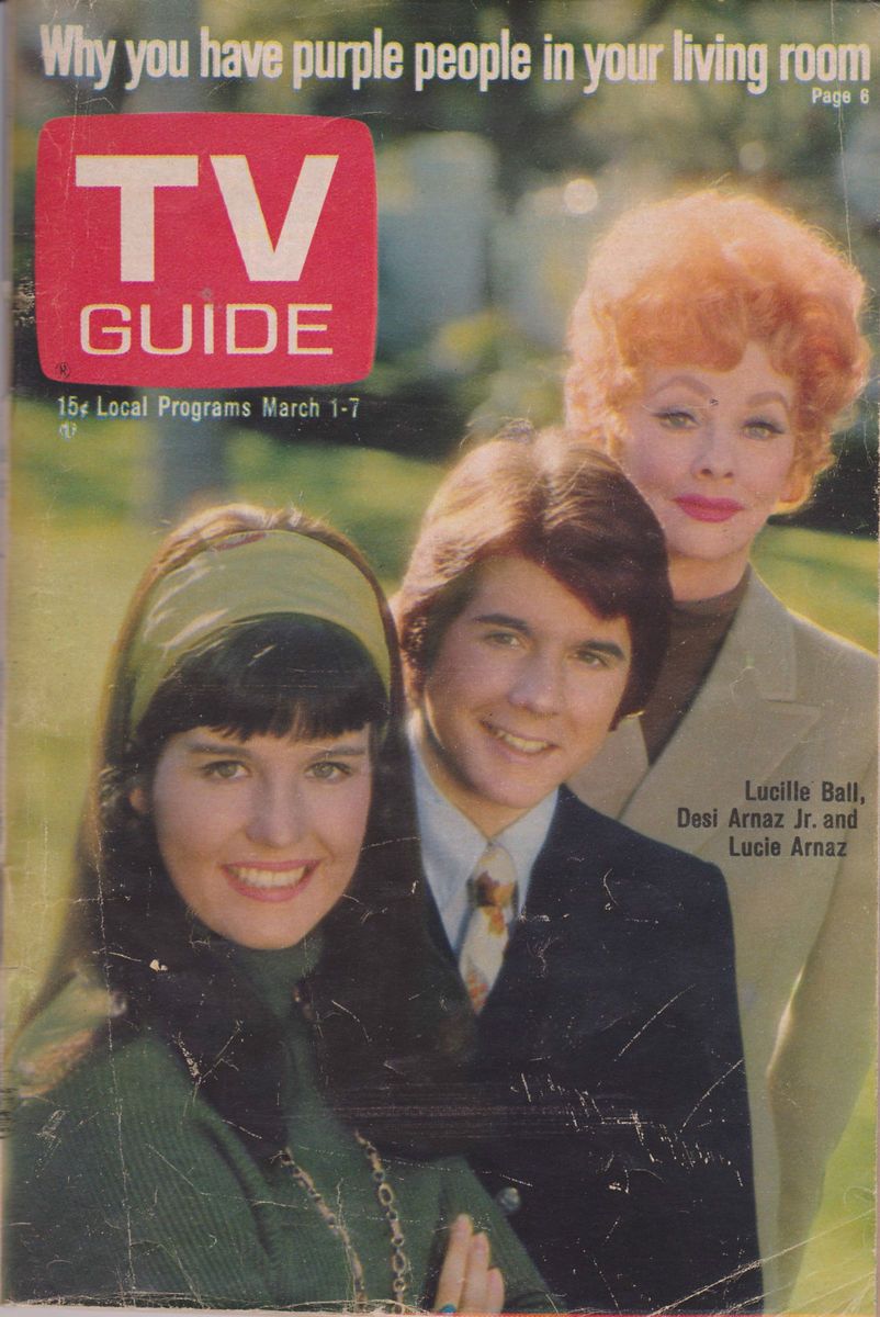 GUIDE Mar 1 7 1969 Issue 831 69 Lucille Ball Desi Arnaz Jr Lucie Arnaz