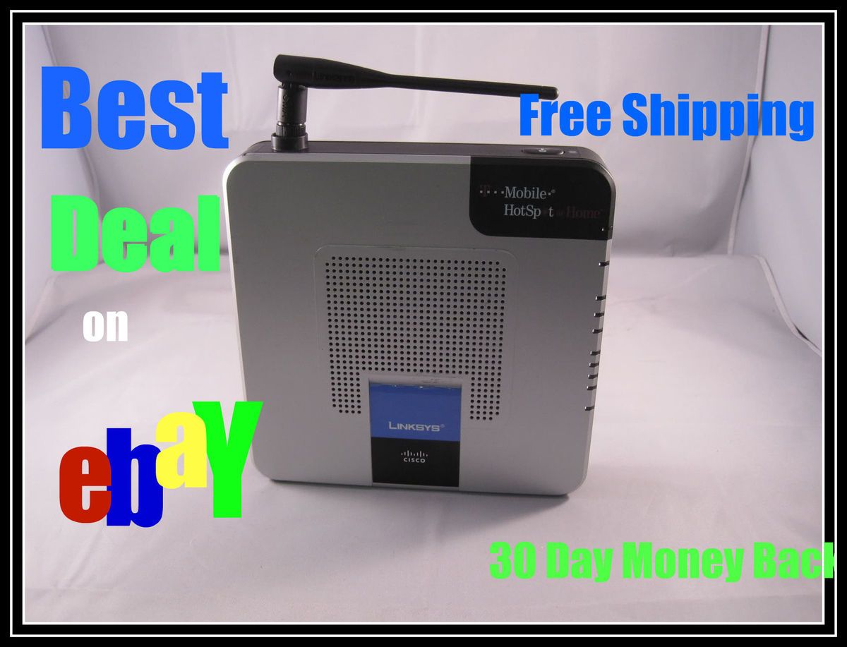 Linksys Wireless G Router WRTU54G TM T Mobile 300 Feet PC Mac Xbox PS3