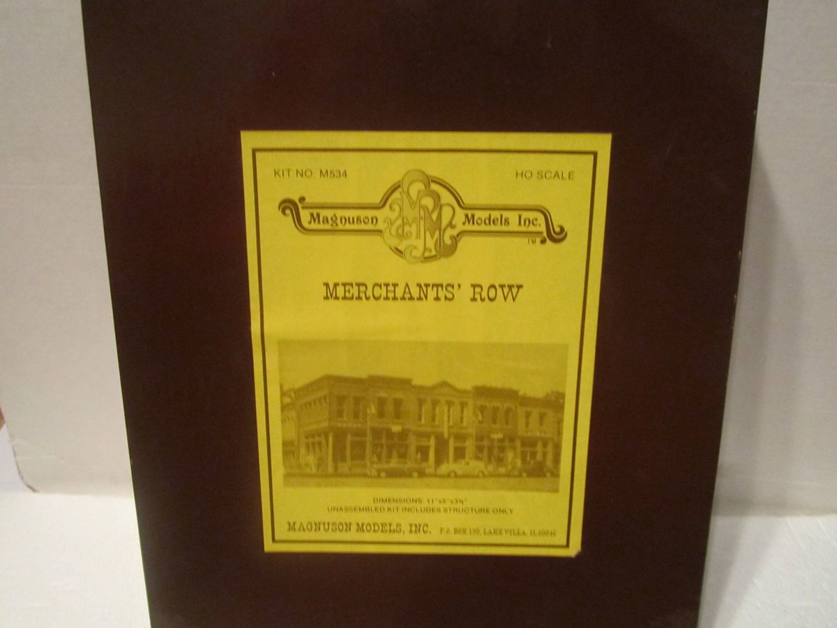 Magnuson Models HO Kit M534 Merchants Row Mint