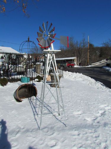 Decorative Garden Steel Windmills 4 and 8