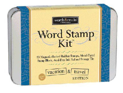 Magnetic Poetry® Vacation Travel Word Stamps 6089 New