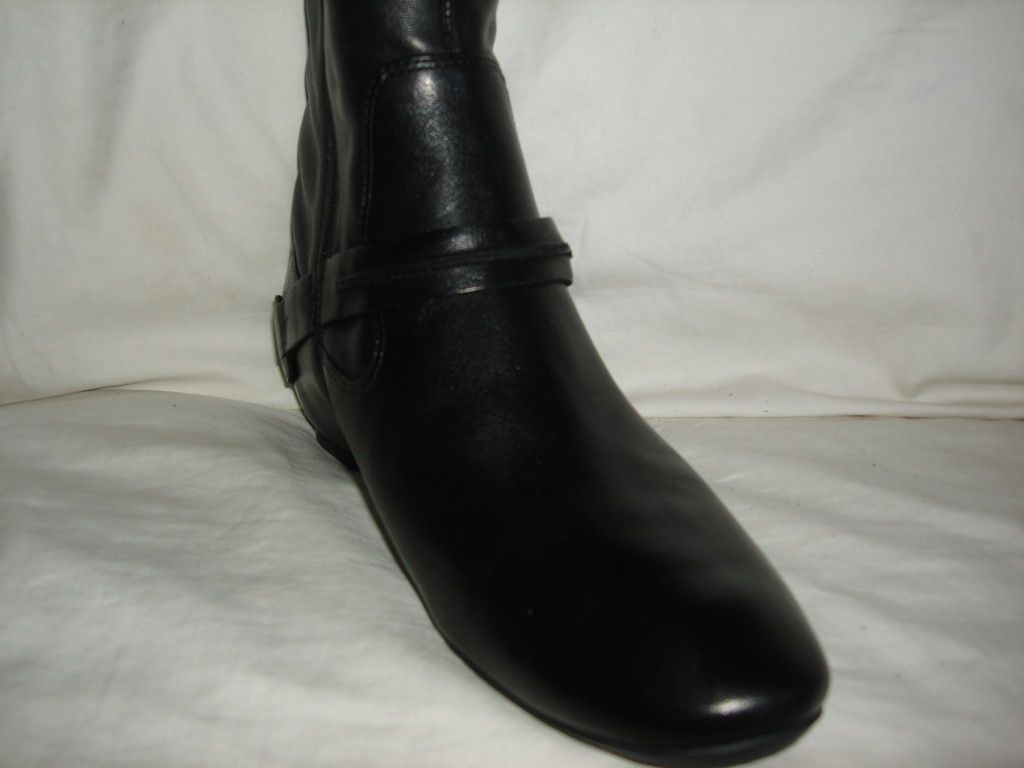 Via Spiga Malory Womens 9 5 Black Leather Tall Boots