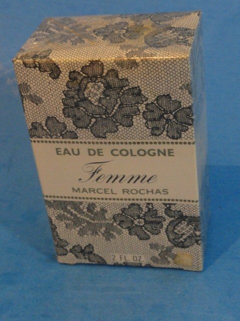 Marcel Rochas Femme Vintage 2 oz Eau de Cologne Seal