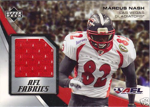 Marcus Nash 2006 Upper Deck AFL Fabrics Jerseys