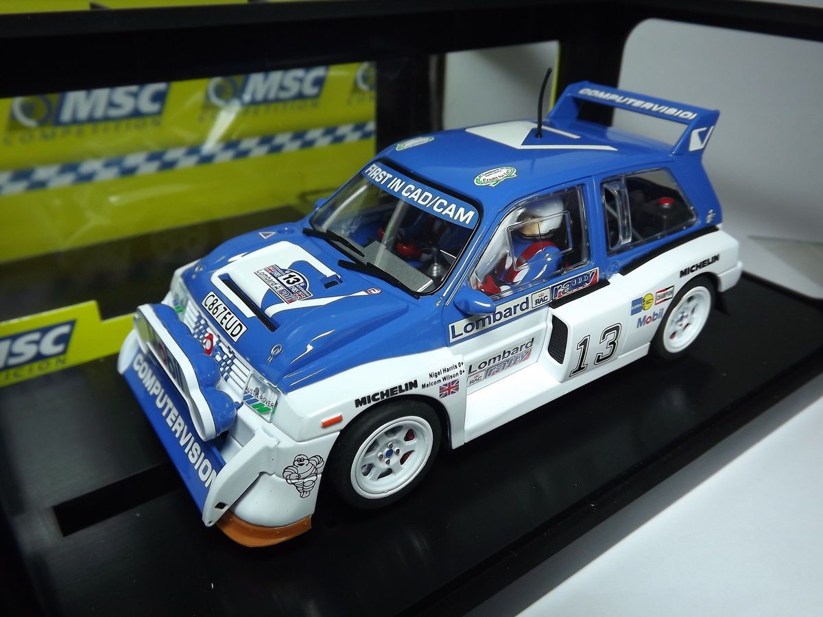 MSC Malcolm Wilson Scalextric MG Metro 6R4 No 13 RAC 1985 UK Special