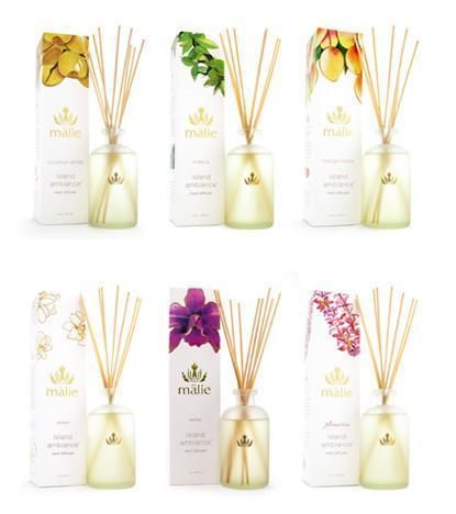 Malie Organics Kauai Lush Island Ambiance Reed Diffuser