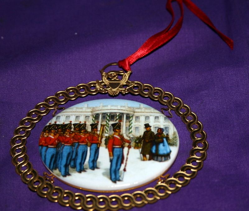 Christmas Ornament President Polk No Box Clinton Marine Band