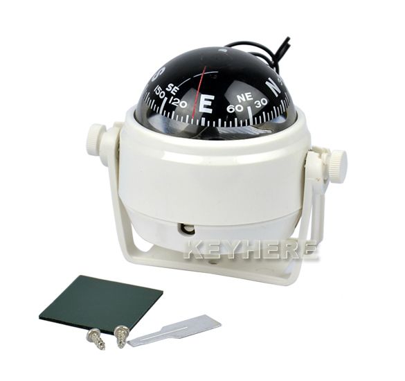 Sea Marine Electronic Digital Compass Boat Caravan Car 12V LED Light