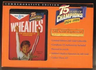 Mary Lou Retton Wheaties Mini Box 75 Years of Champions