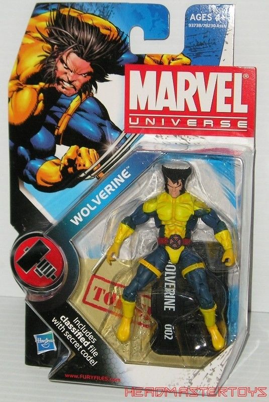 Marvel Universe Series 2 Wolverine 002 Variant Jim Lee Head