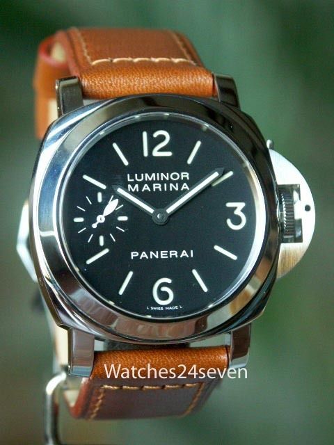 Panerai Pam 111 Luminor Marina Sandwich Dial Seconds Hand