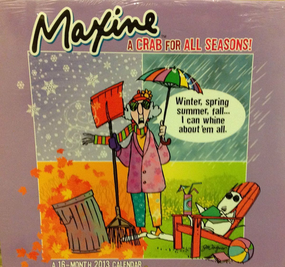 Brand New Maxine 2013 Wall Calendar