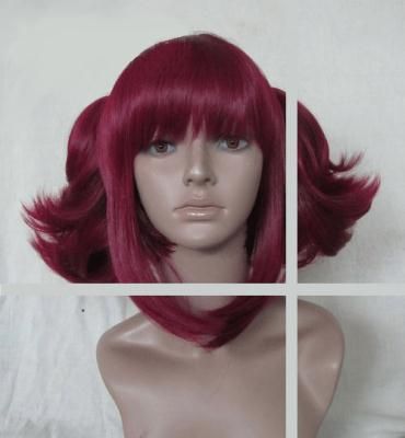 Black Butler Kuroshitsuji Maylene Ponytails Red Cosplay wig Party Full