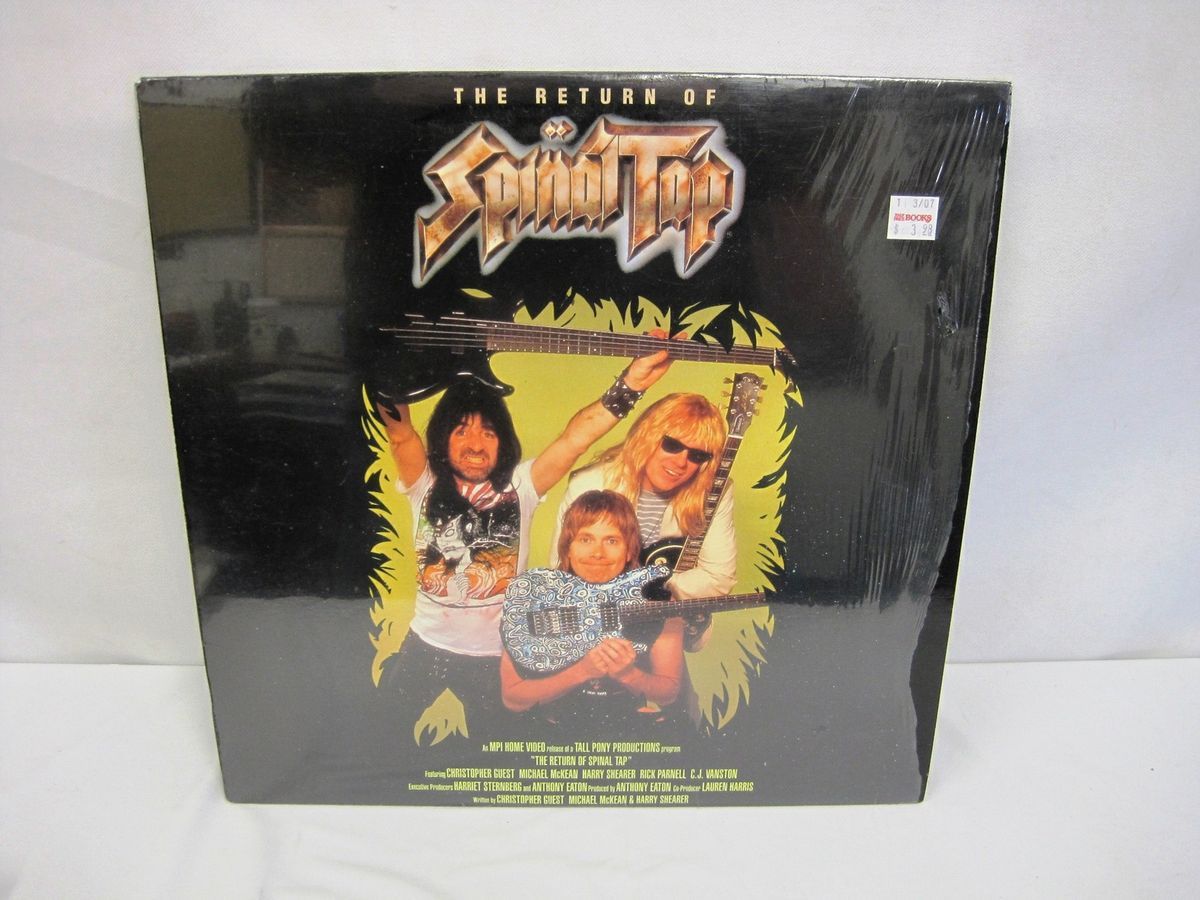 Laserdisc Return of Spinal Tap Comedy Metal Michael McKean