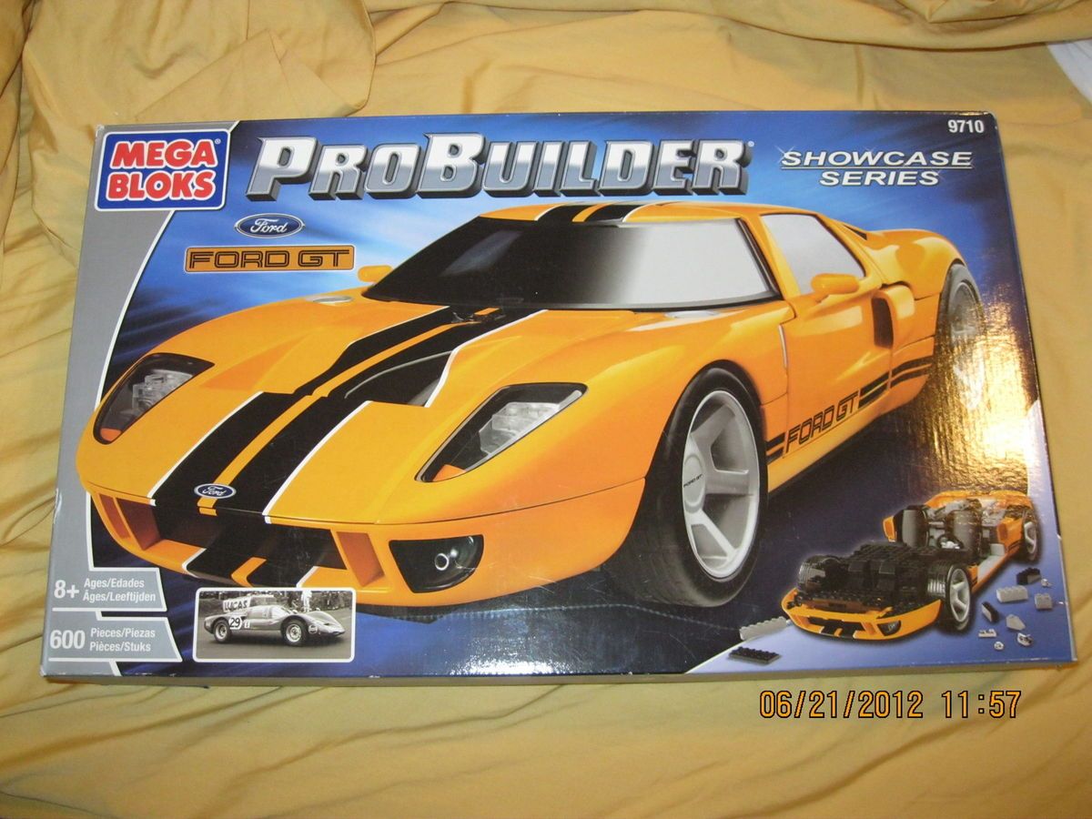 Mega Bloks Pro Builder Ford GT New SEALED Box 9710