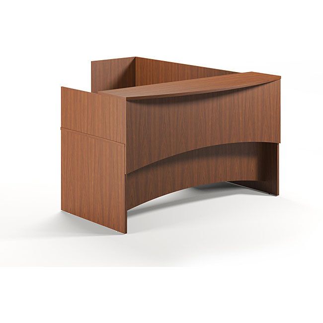 Mayline Brighton Reception Desk Mocha