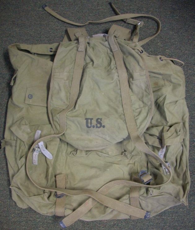 Original 1942 Meese U s Army Back Pack Complete Nice