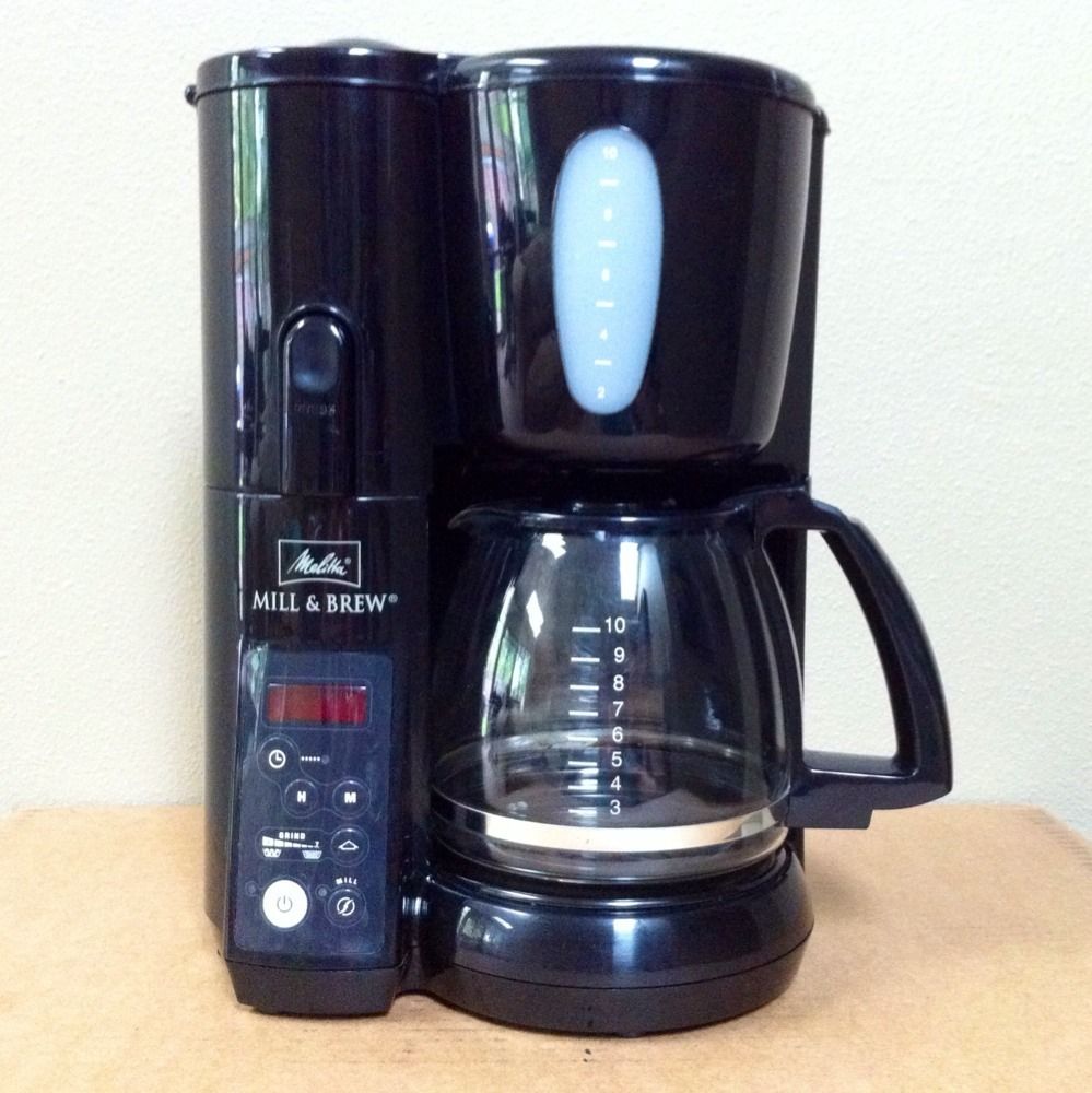 Melitta Mill Brew MEMB1 Coffee Maker Nice Condition