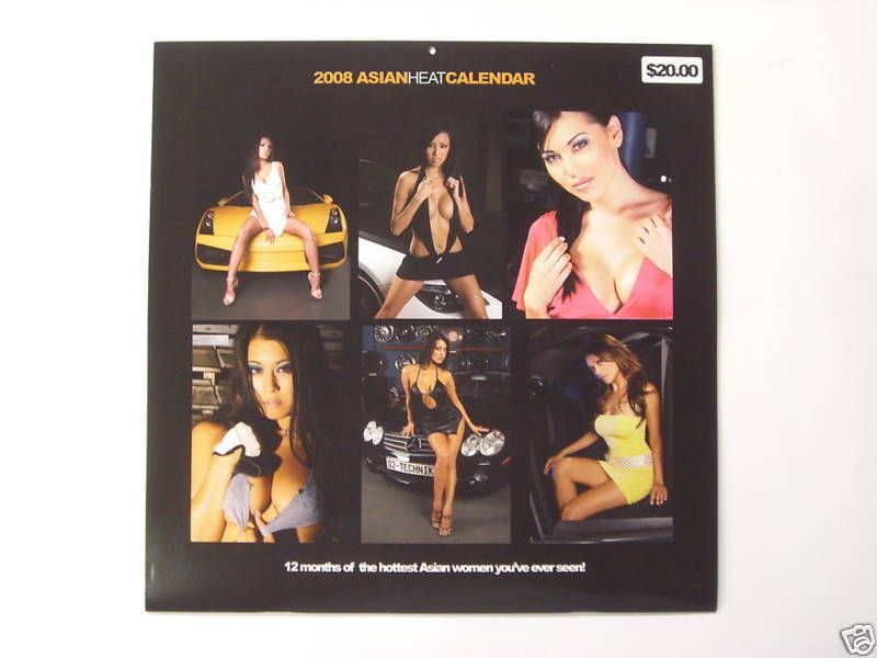 08 Asian Heat Calendar Girls Collectible Sunisa Melyssa