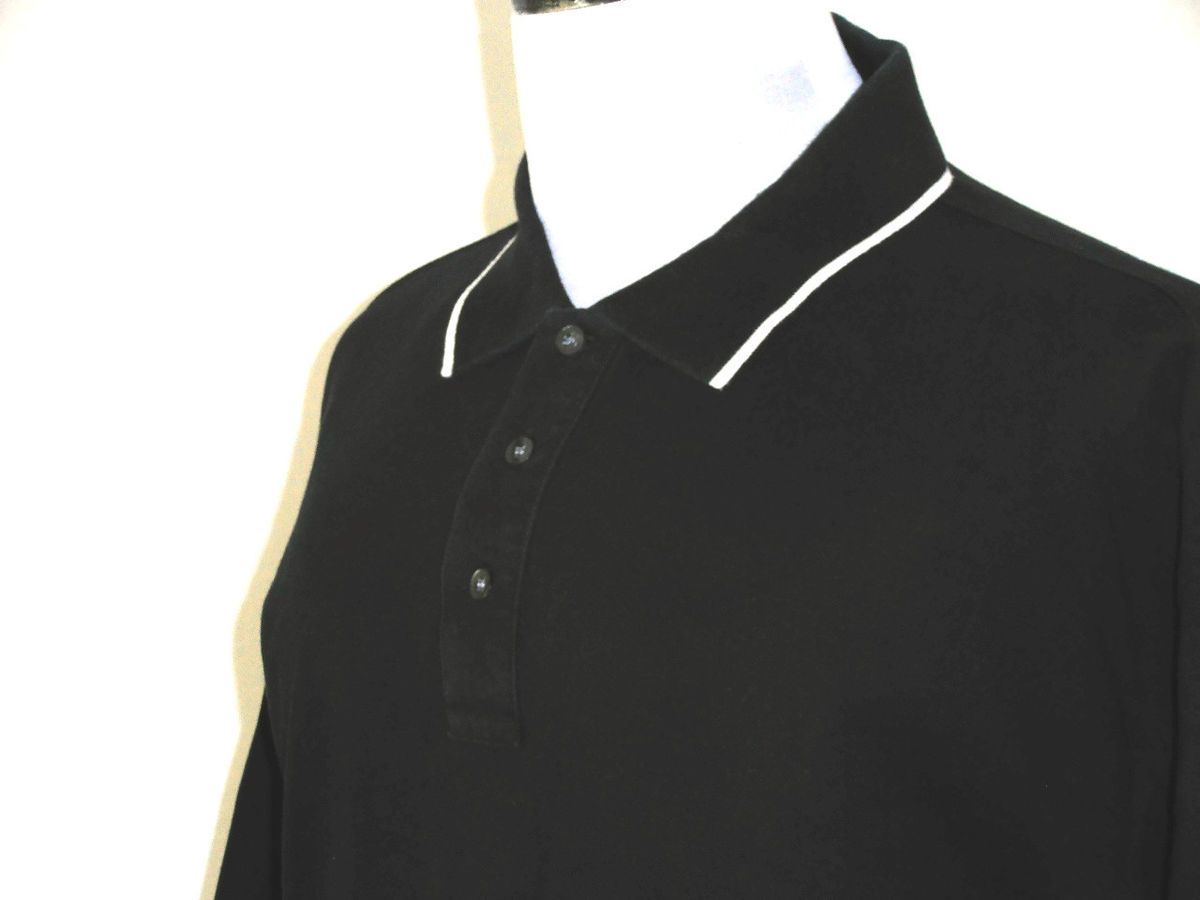 MENS BURBERRY GOLF POLO SHIRT, XXL(XXXL) BLACK ***GOOD CONDITION***