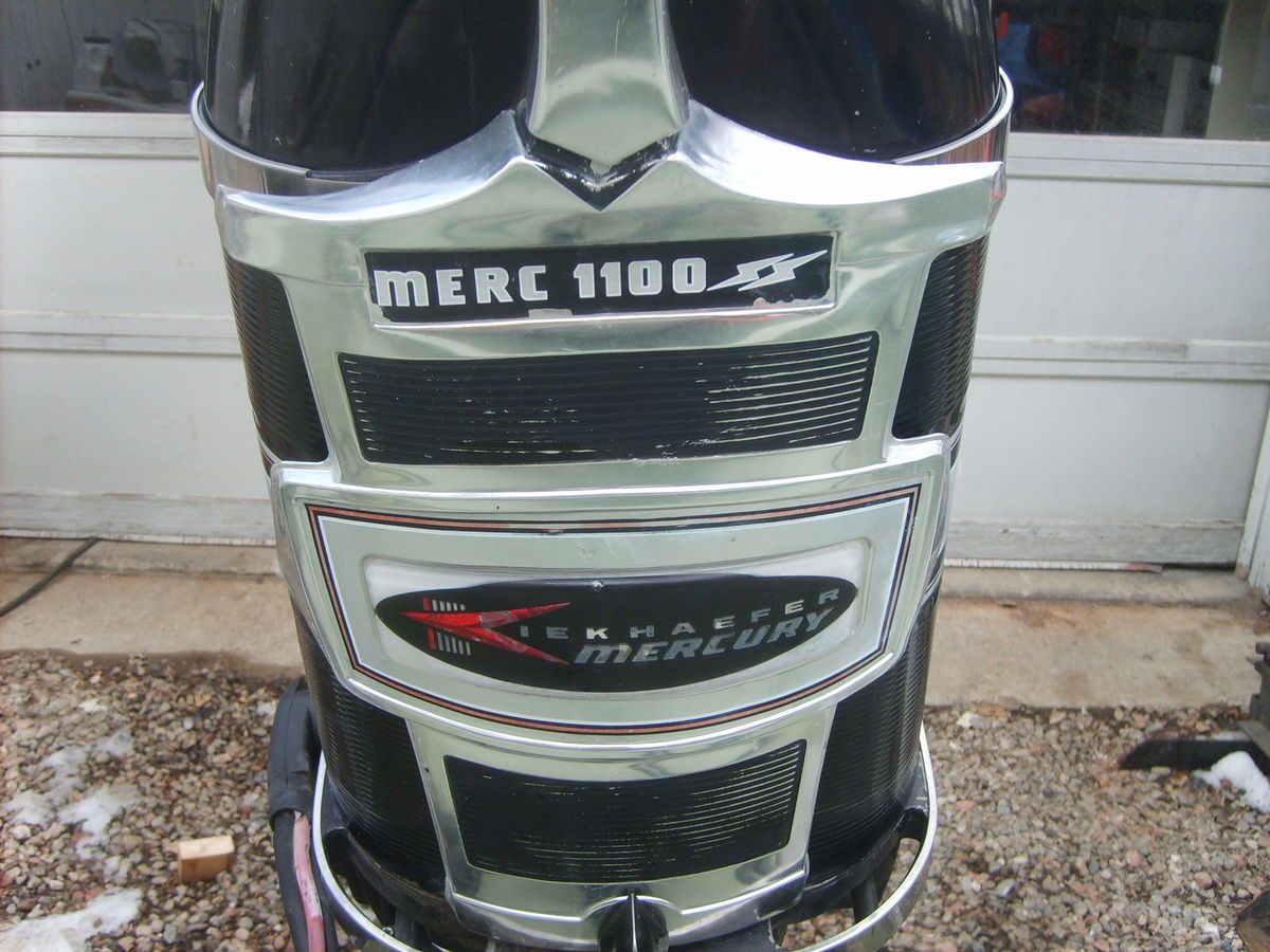 Mercury 1100SS Outboard Boat Motor 110 HP 6cyl w/Tilt, Trim & Controls