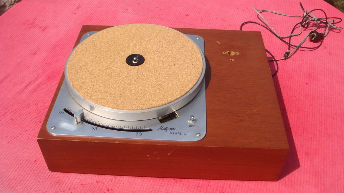 Vintage Metzner Starlight Turntable