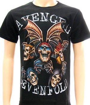 sevenfold A7X Rider Rock Punk T shirt Sz XXL 2XL Heavy Metal Band