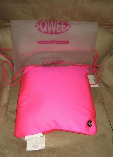 Cute Pink Microbead Conair Sqweez Massaging Pillow