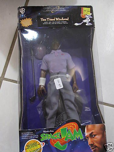 1996 Black Michael Jordan Playmates Space Jam Doll New