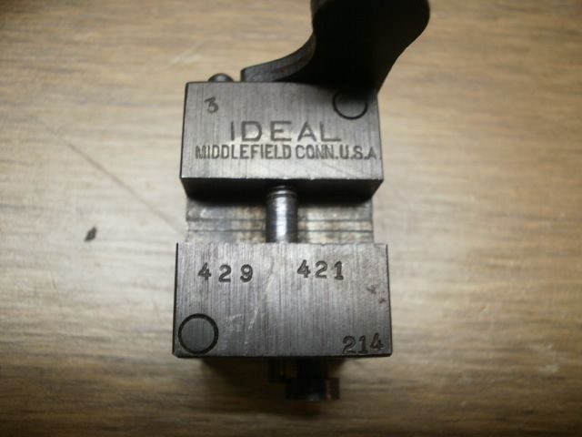 Bullet Mould Block 429 421 Single Cavity Ideal Middlefield Conn