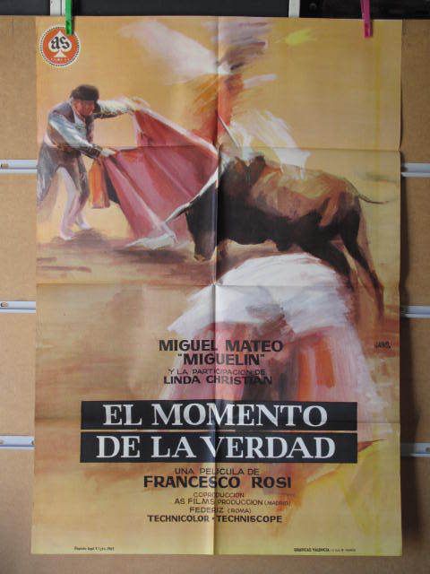 El Momento de La Verdad Francesco Rosi Miguel Mateo Miguelin Toros