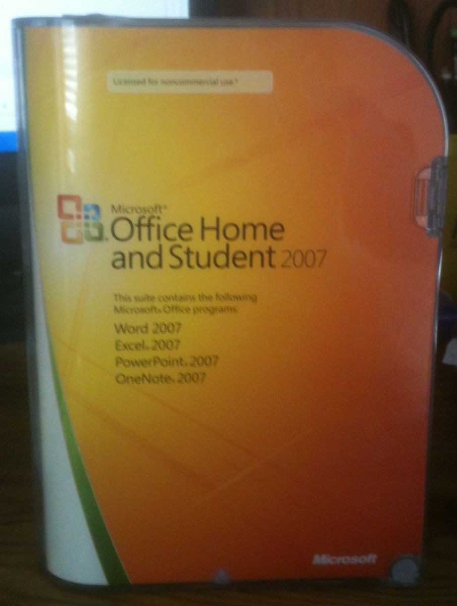 Microsoft Office Home and Student 2007