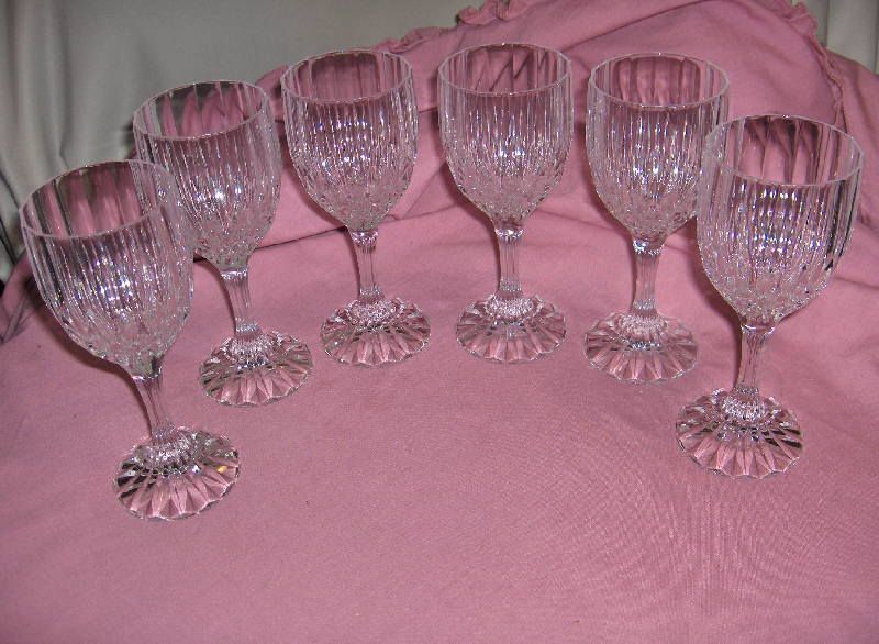 Beautiful Vintage Stem Wine Glasses Spears Mikasa