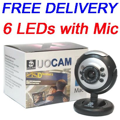 WEBCAM MICROPHONE FOR 64 BIT MICROSOFT WINDOWS 8 7 XP VISTA LAPTOPS PC