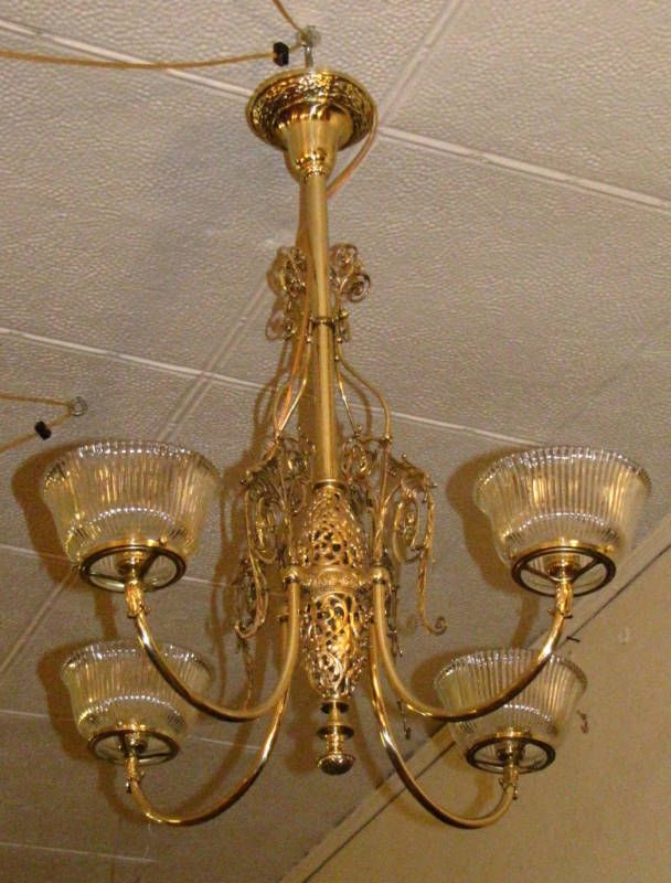 Arm Converted Gas Chandelier 3789A