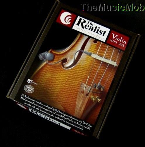 New David Gage Realist Violin Pickup w Mini Jack