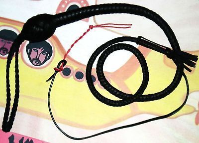 Pocket Snake Whip 3 1/2 feet long 12 plait Bullwhip Bull Whips